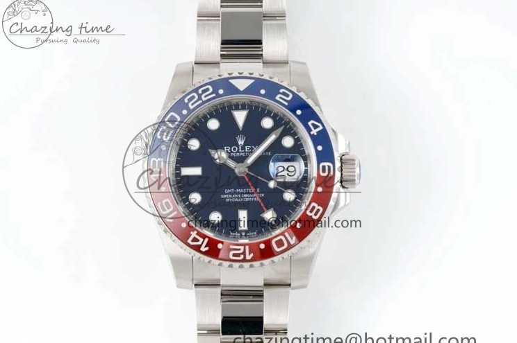 Blue CHS Edition Steel Red APSF Ceramic Dial II GMT-Master 904L 126719 Best BLRO Blue VR3285 1:1 0518